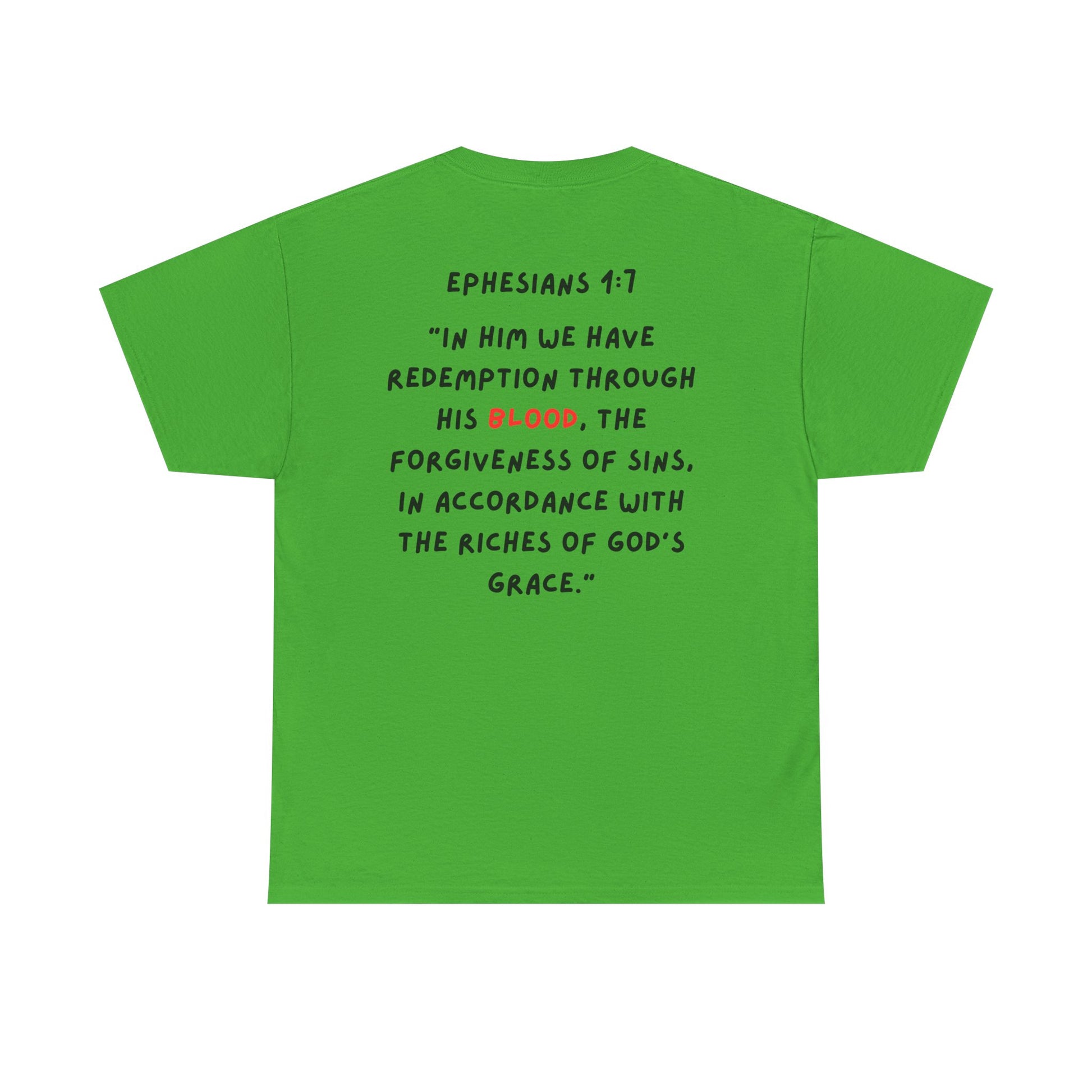 Adult Ephesians 1:7 Tshirt