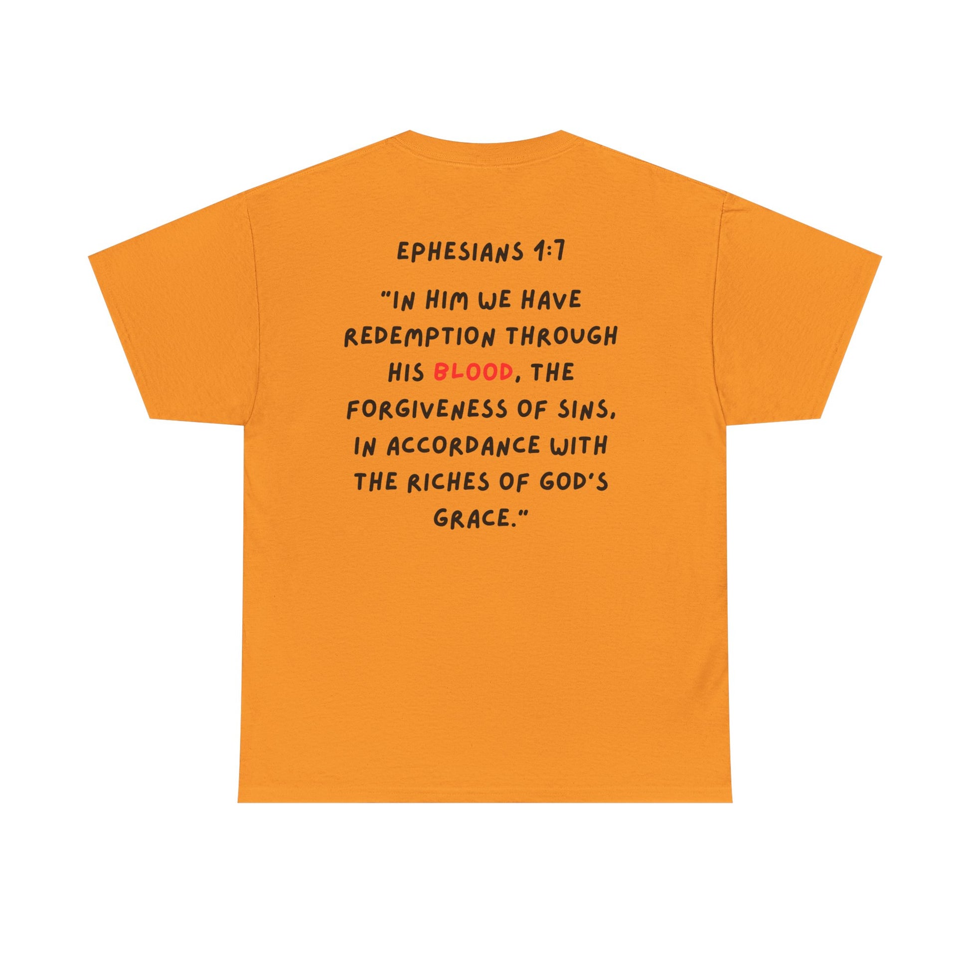Adult Ephesians 1:7 Tshirt