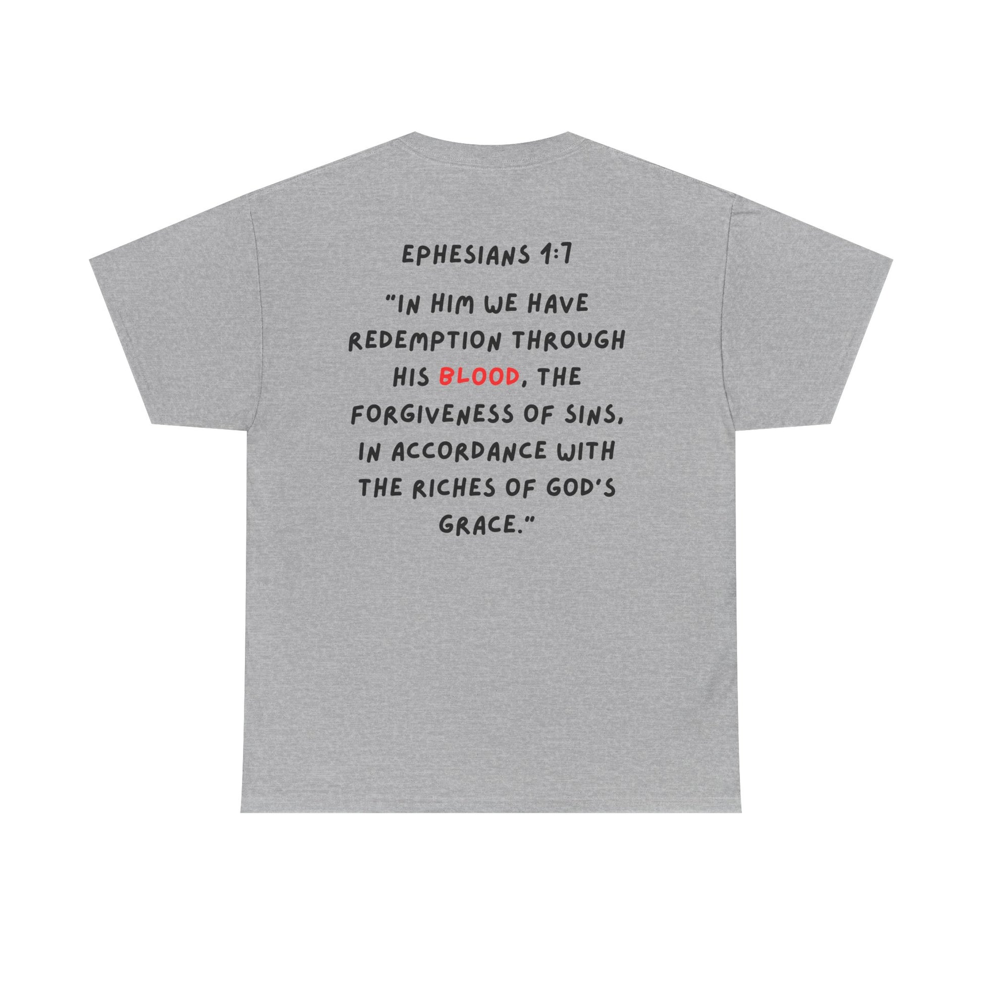 Adult Ephesians 1:7 Tshirt