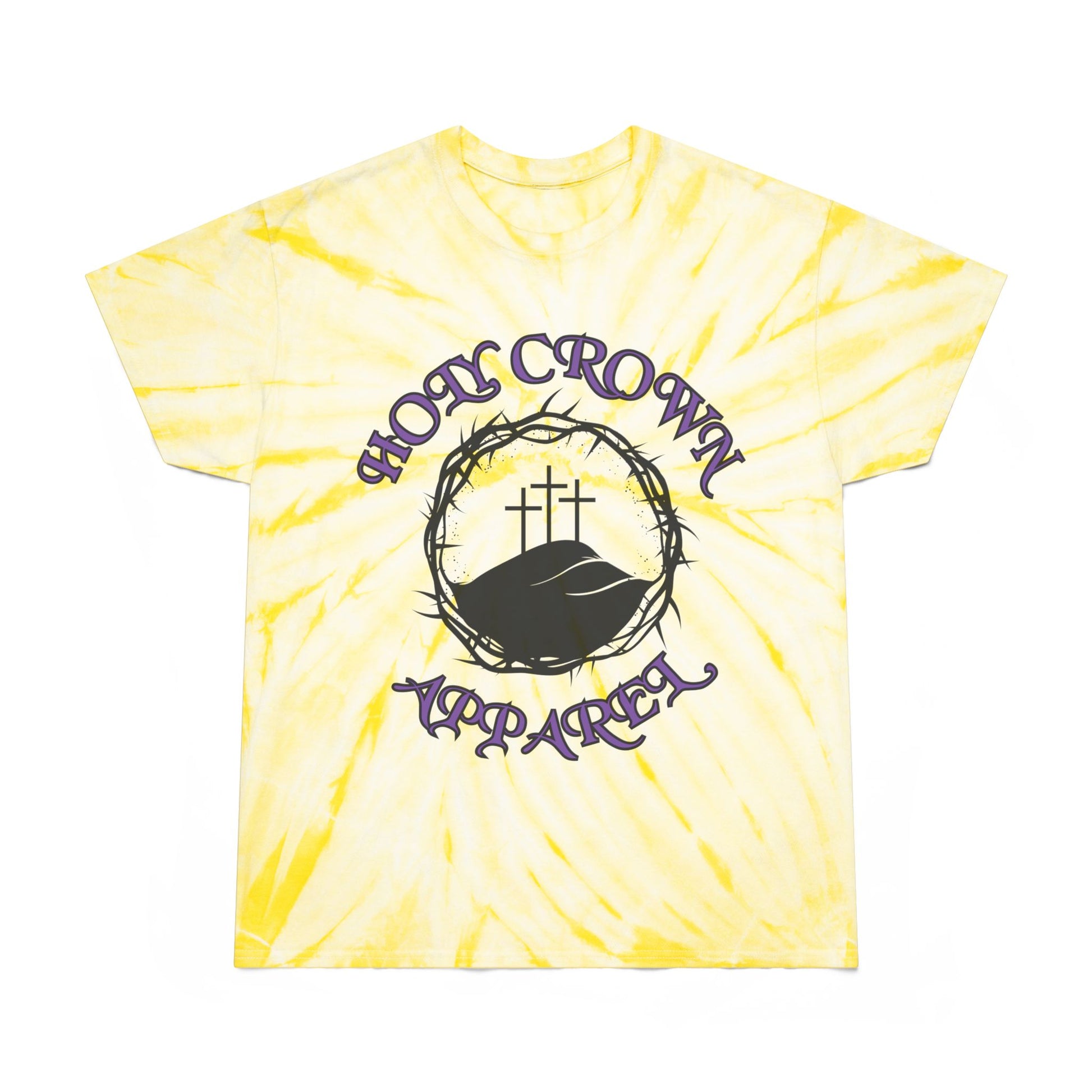 Adult Holy Crown apparel tie-die tshirt