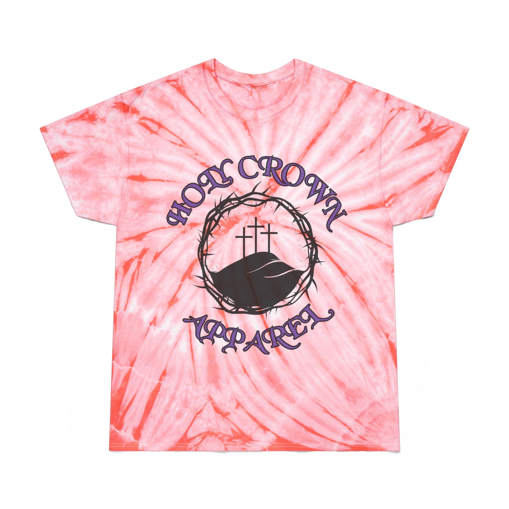 Adult Holy Crown apparel tie-die tshirt