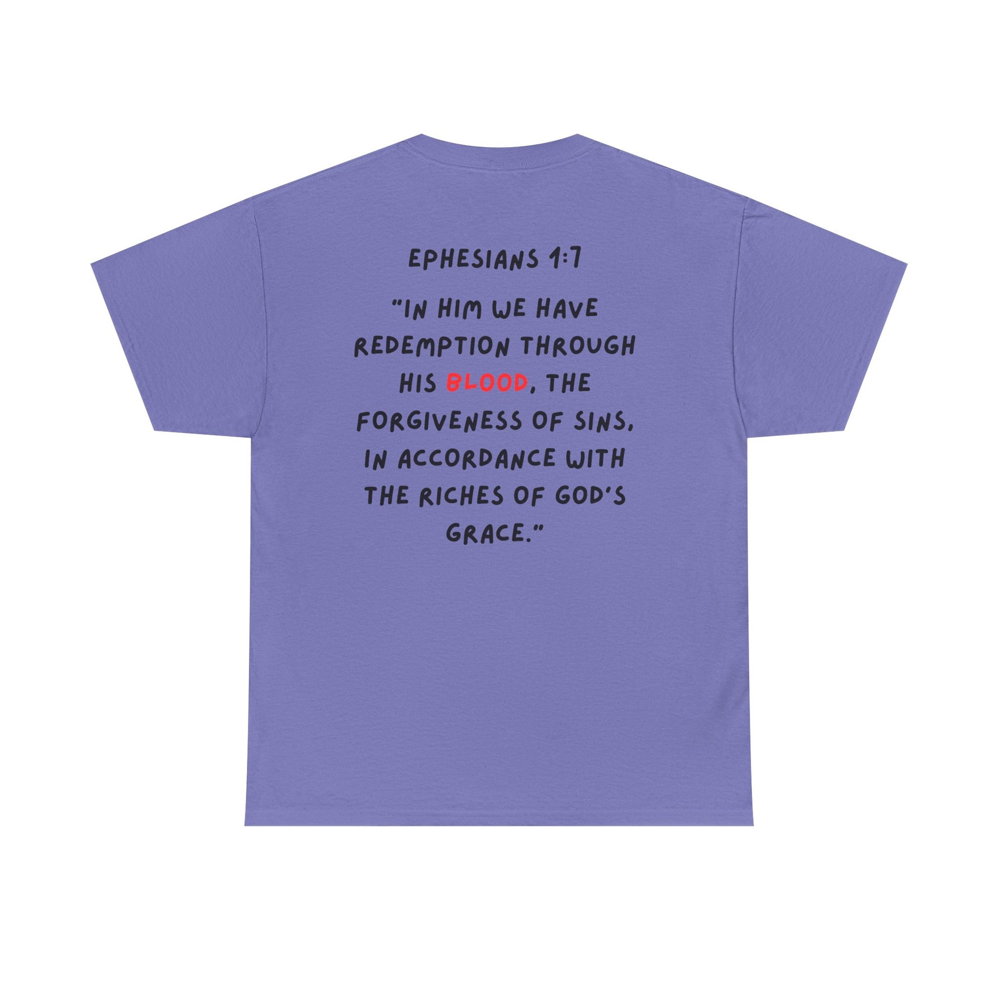 Adult Ephesians 1:7 Tshirt