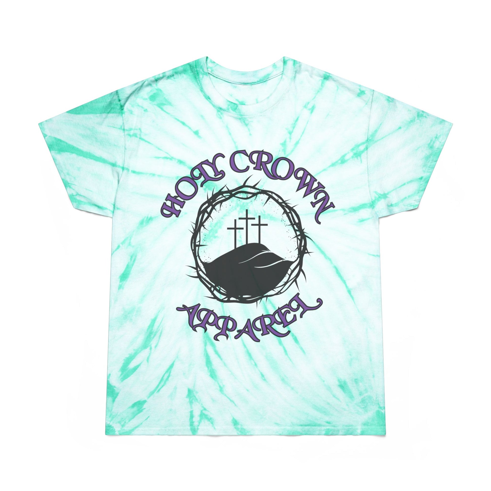 Adult Holy Crown apparel tie-die tshirt