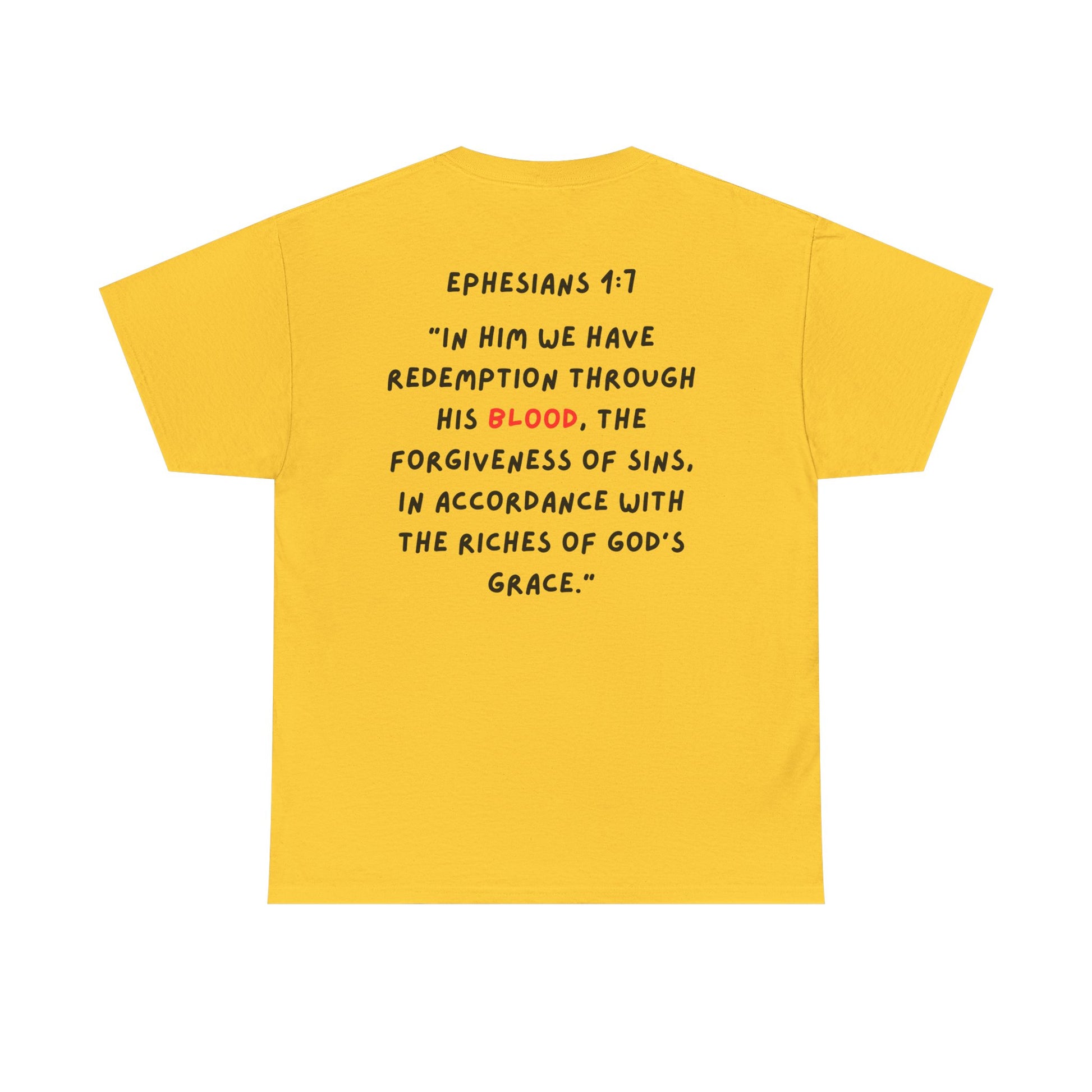 Adult Ephesians 1:7 Tshirt