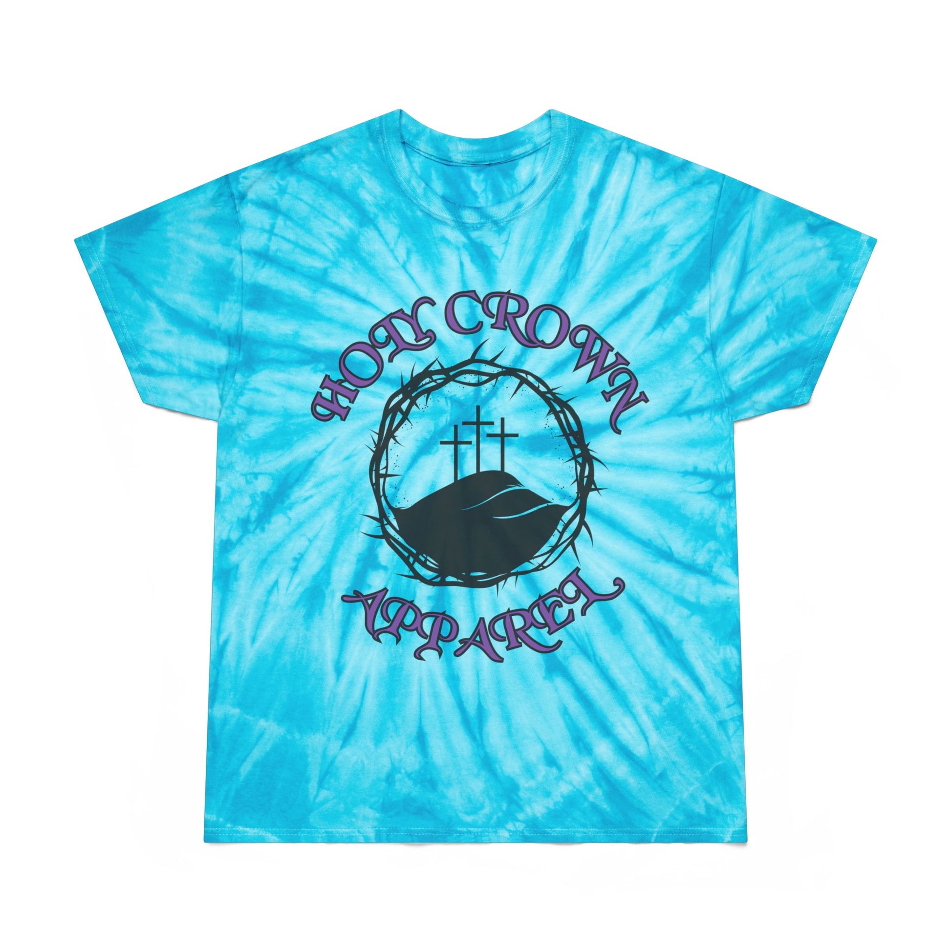 Adult Holy Crown apparel tie-die tshirt