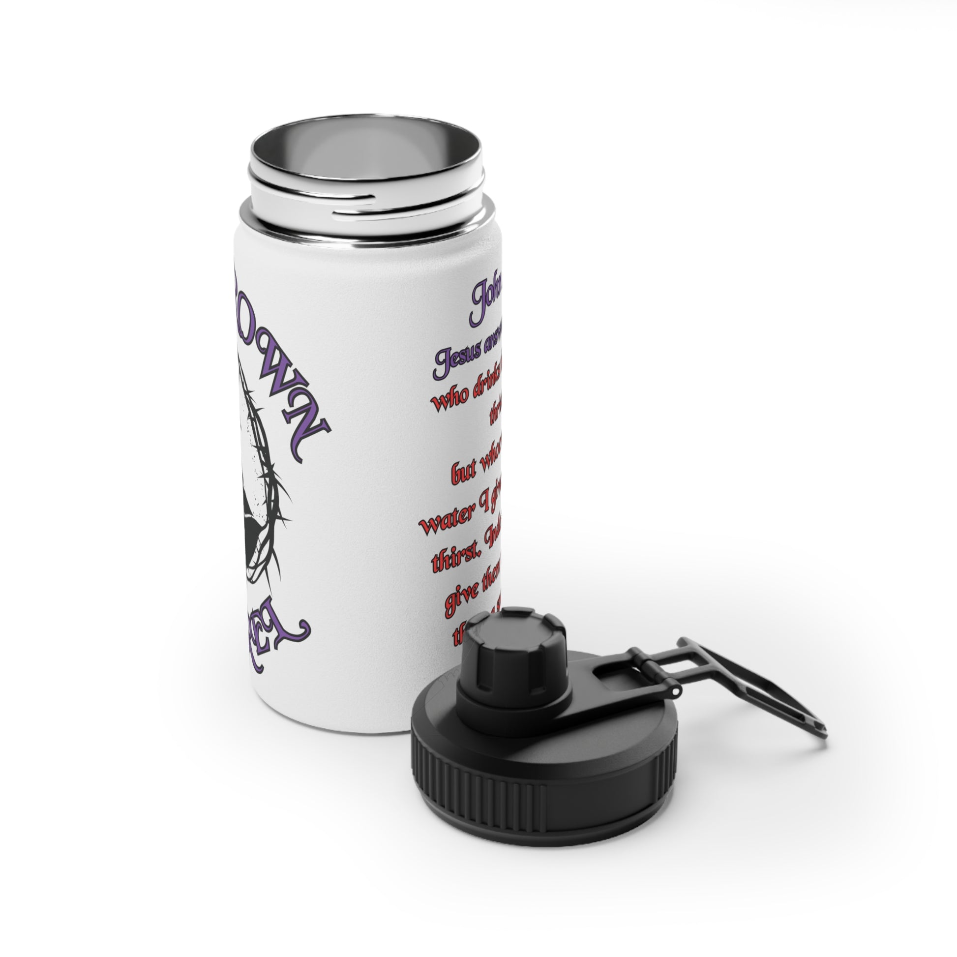 Living Water Stainless Steel Water Bottle