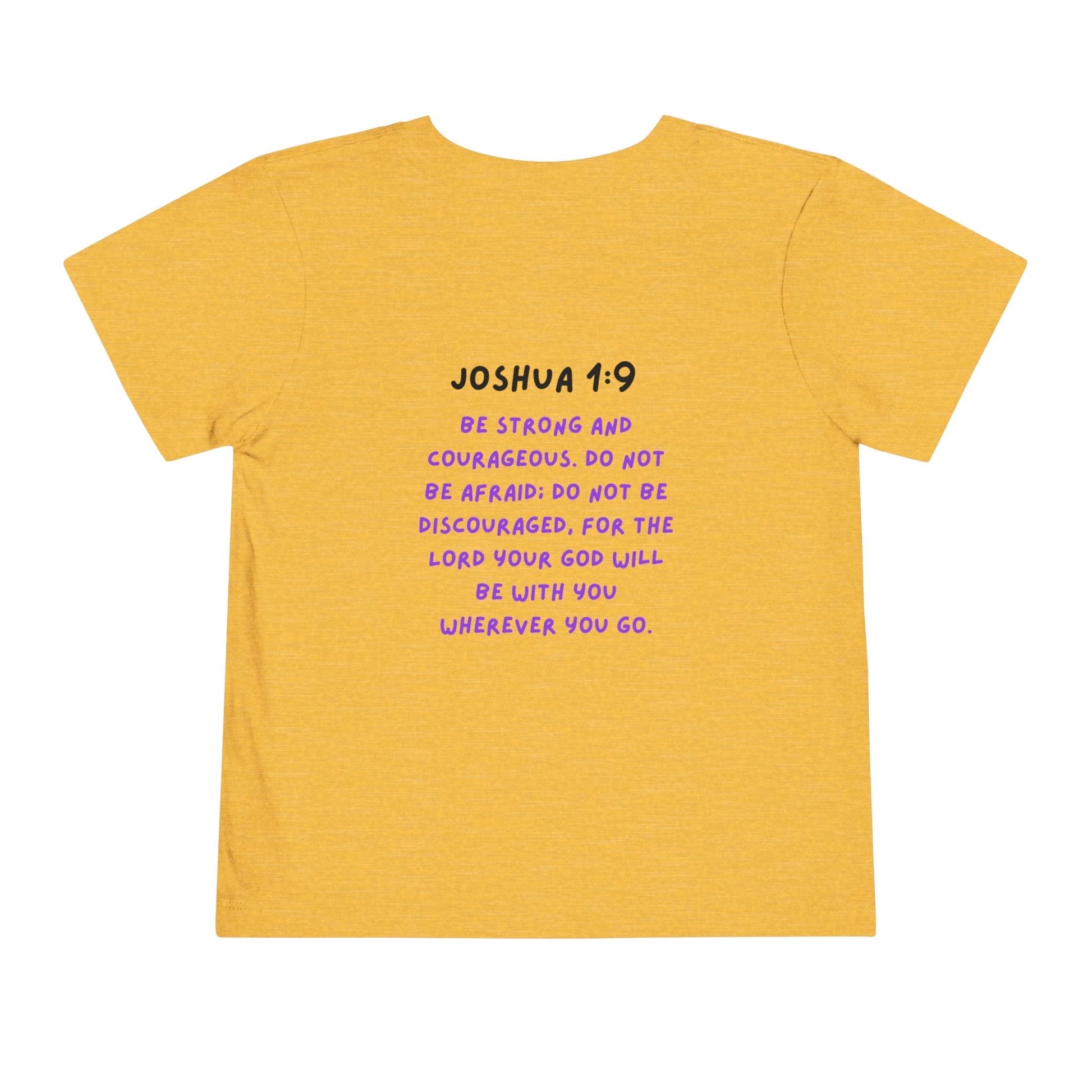 Toddler Joshua 1:9 Tee