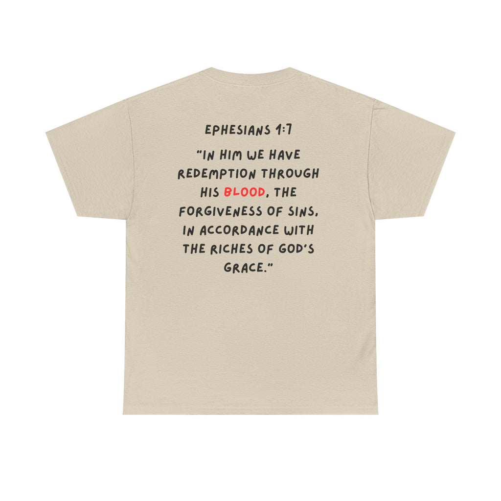 Adult Ephesians 1:7 Tshirt