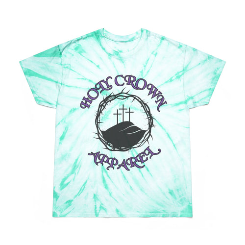 Adult Holy Crown apparel tie-die tshirt