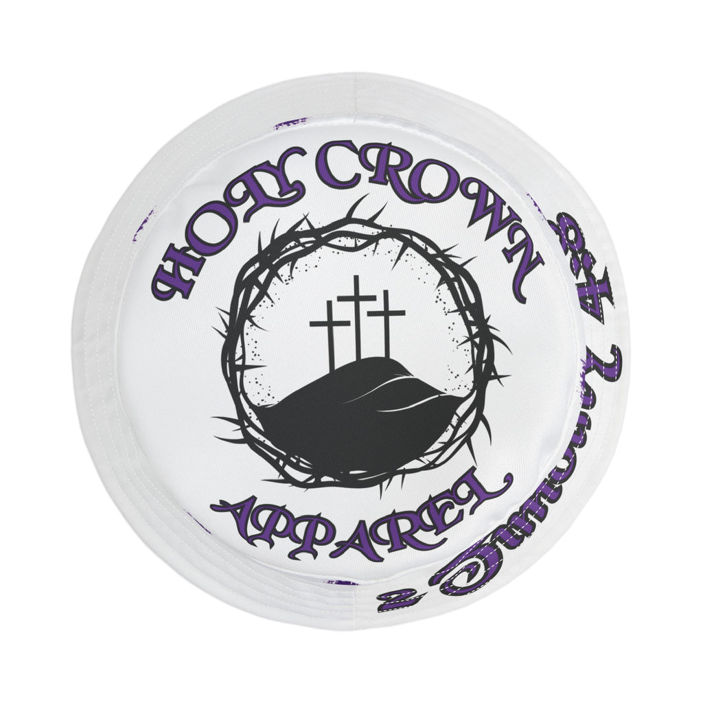 Bucket Hat with Crosses